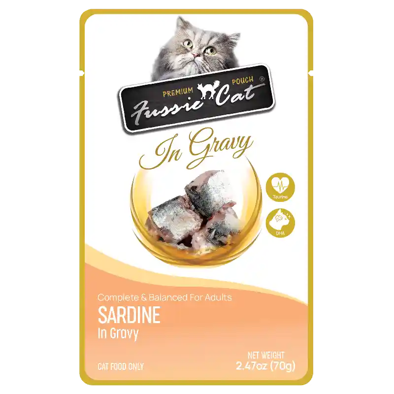 Fussie Cat Premium Sardine Gravy Pouch