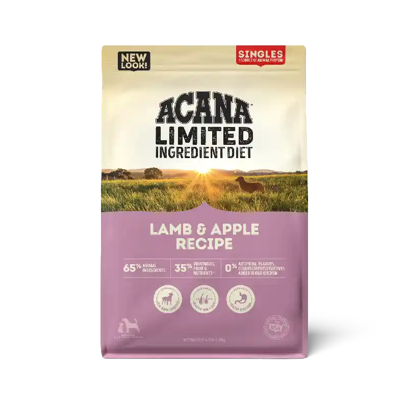 Acana Singles Limited Ingredient Lamb & Apple Grain-free Dry Dog Food 4.5-lb