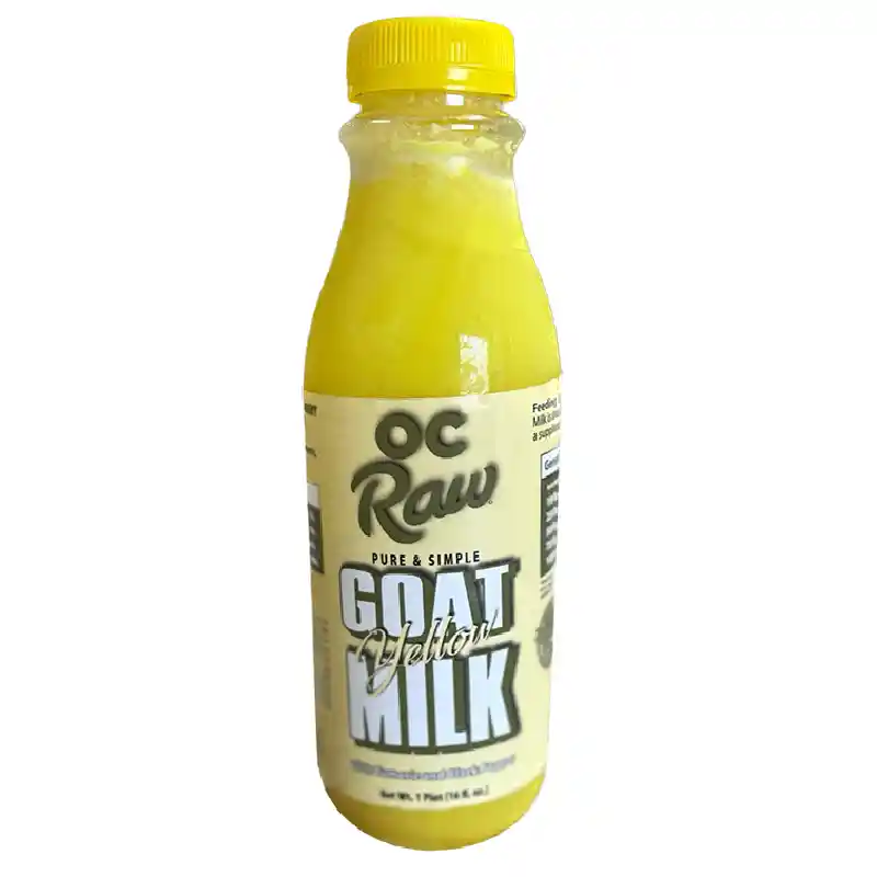 Oc Raw Dog/cat Frzn Goat Milk Pure/simple Yellow 16-oz