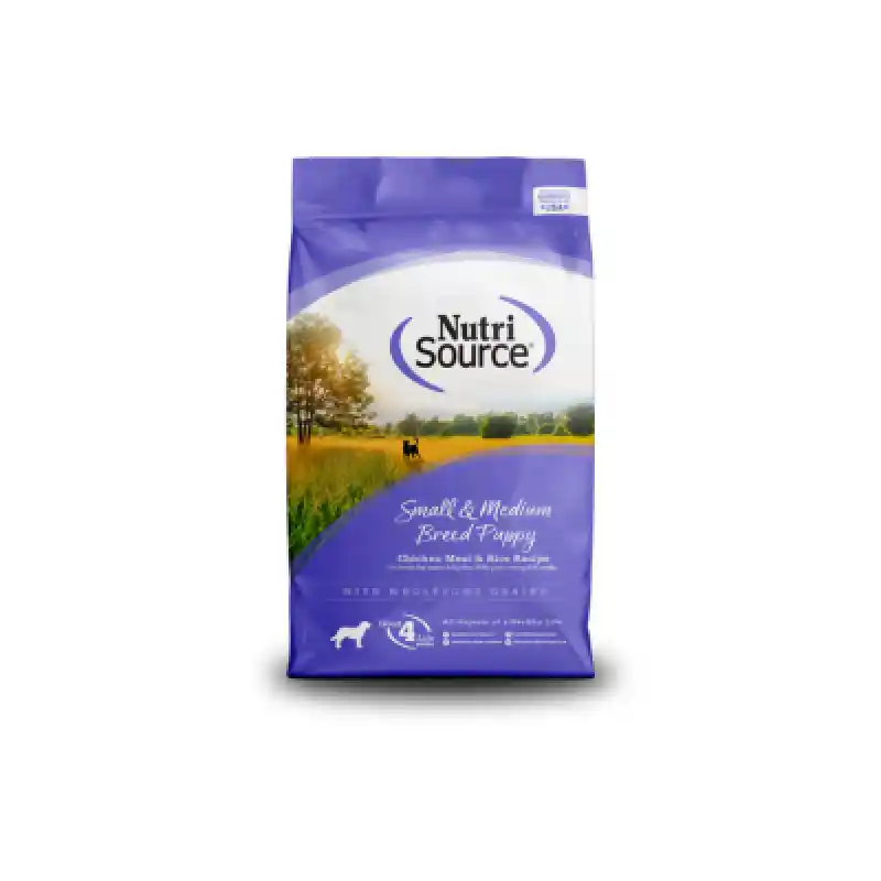 Nutrisource Small & Medium Breed Puppy Ckn Meal & Rice Recipe4-lb