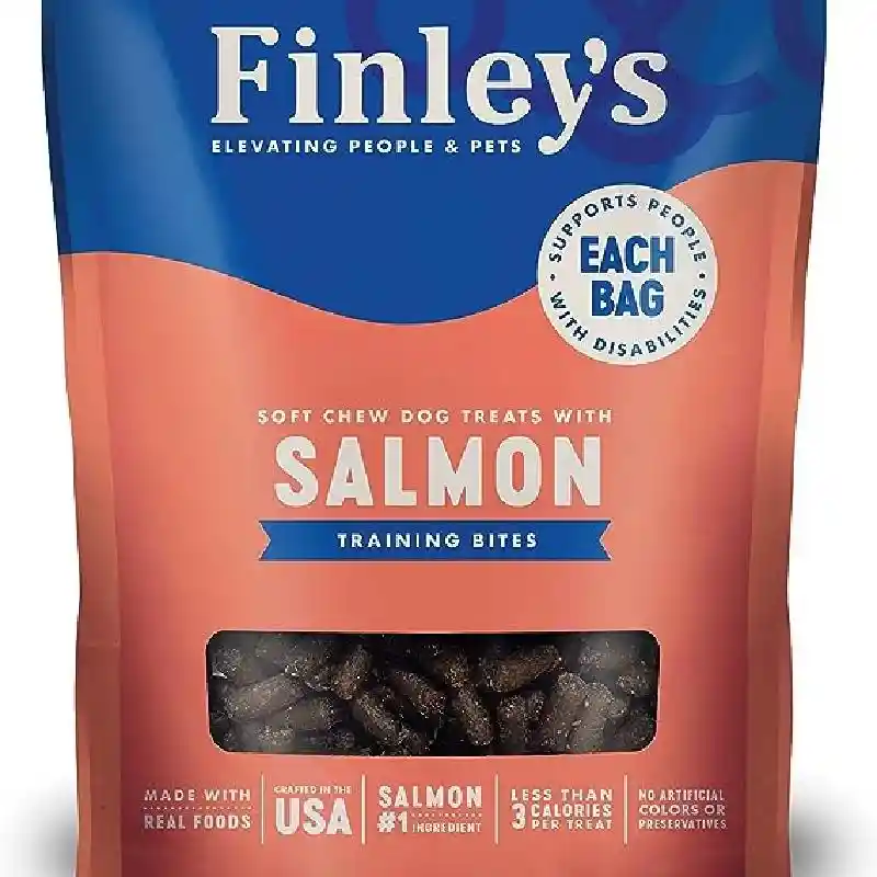 Finley Training Sft Chew Bites Salm 6z
