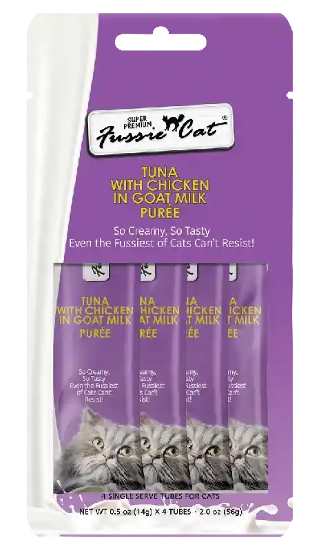 Fussie Cat  Gf Puree Tuna Ckn Goat Milk