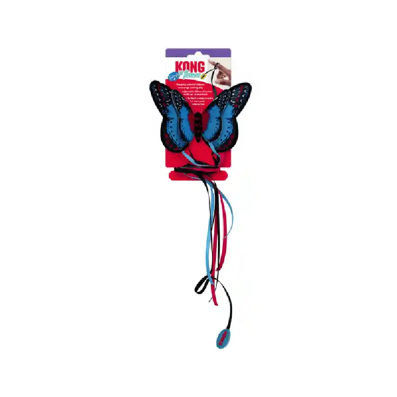 Kong Teaser Butterfly Assorted cat toy