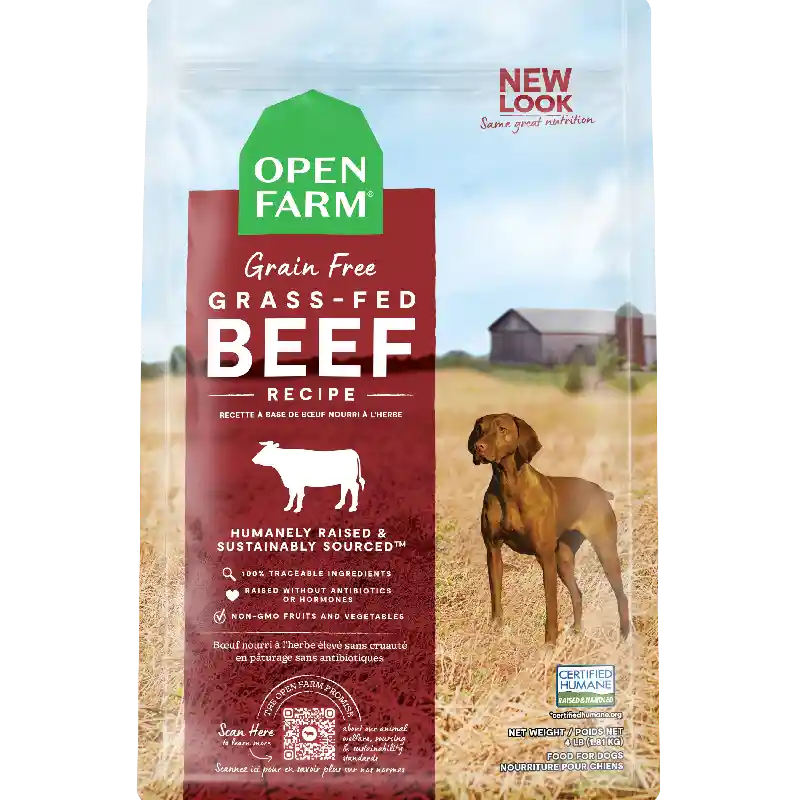 Open Farm Grain Free Beef Kibble 11 Lb