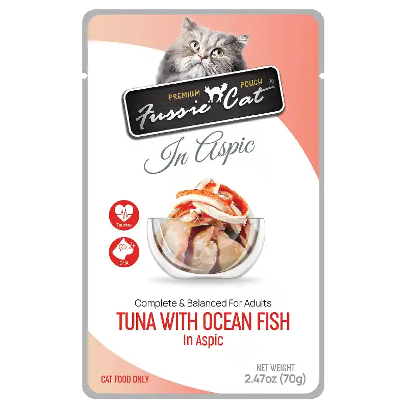 Fussie Cat Premium Tuna Oceanfish Aspic Pouch