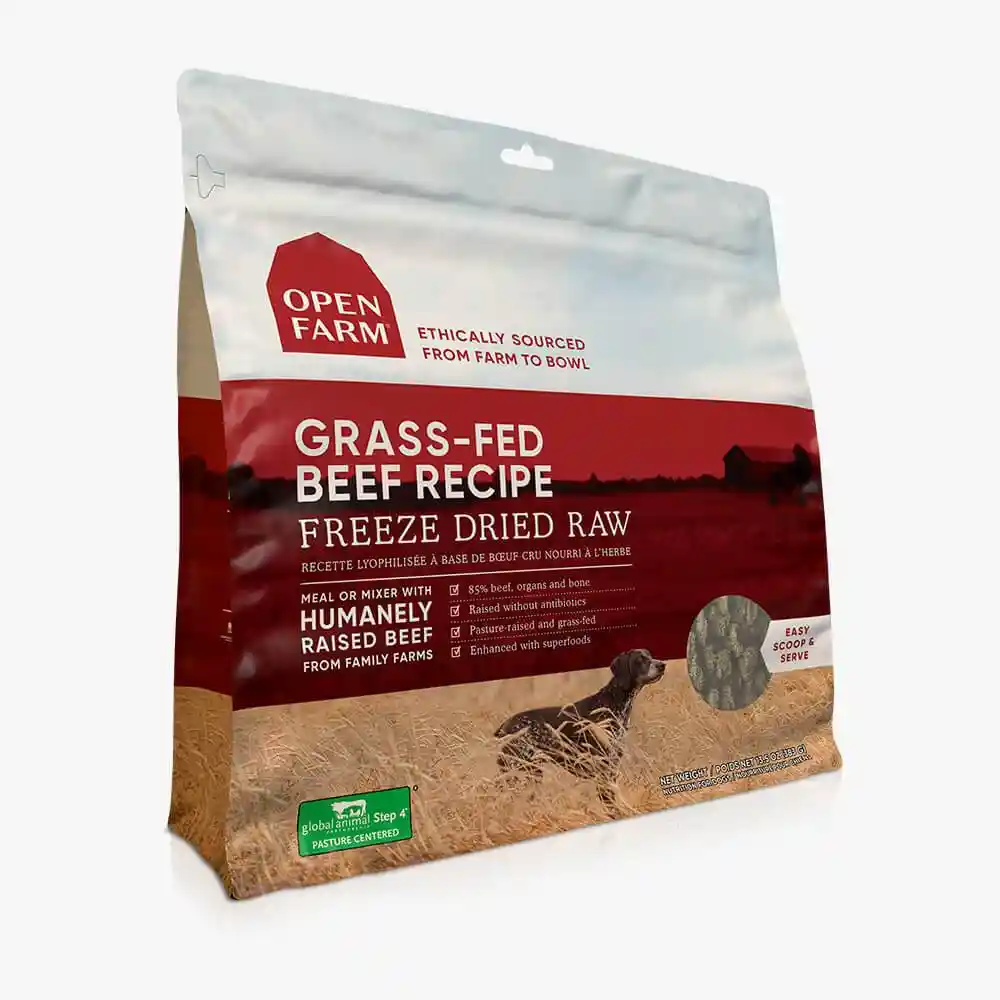 Grassfed Beef Recipe Freeze Dried Raw Dog Food - 13.5oz