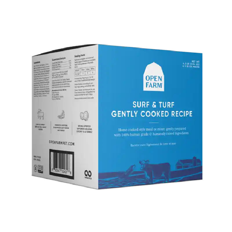 Open Farm Gently Cooked Frozen Surf & Turf 96 oz
