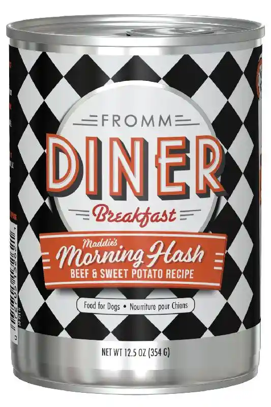 Fromm Dog Diner Hash Beef Sweet Potato Can 12.5oz 12/cs