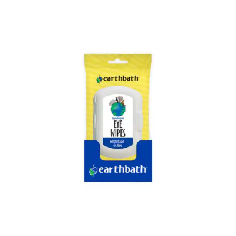 Earthbath Eye Wipes Witch Hazel & Aloe 30 Ct.