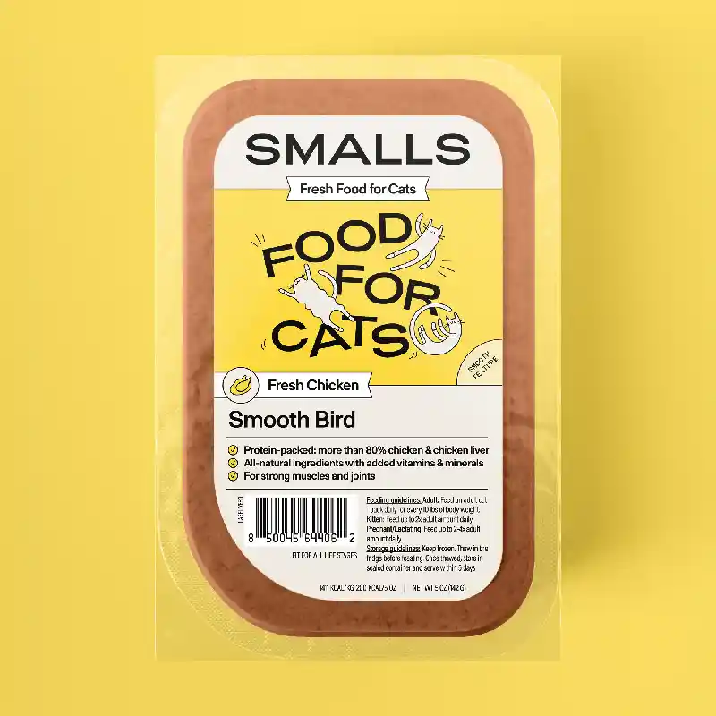 Smalls Cat Frozen Gently Cooked Smooth Chicken 5 Oz 6/pack