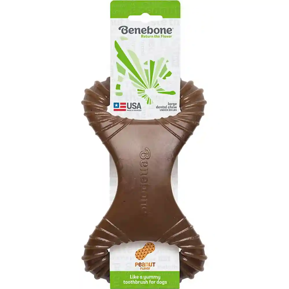 Benebone Dog Dental Chew Peanut Butter Large