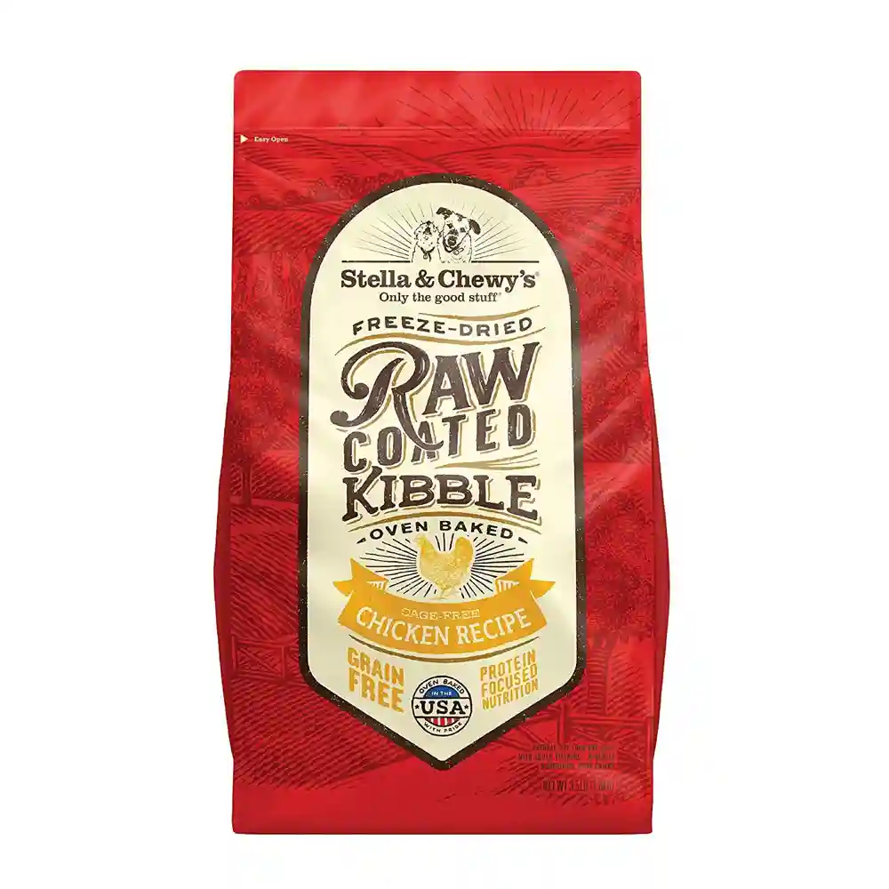 Raw Coated Chicken Recipe Dry Dog Food 22-lb