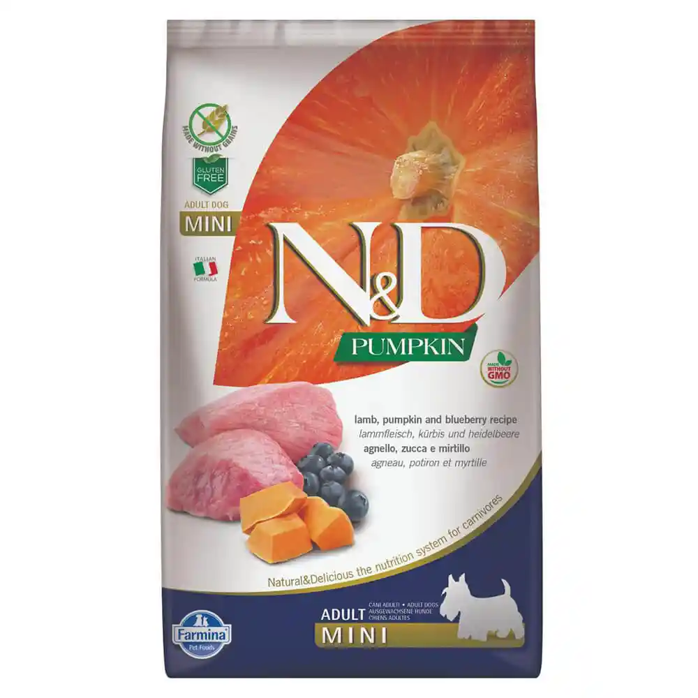 Farmina N&d Dog Pumpkin, Lamb & Blueberry Mini 15.4 Lbs