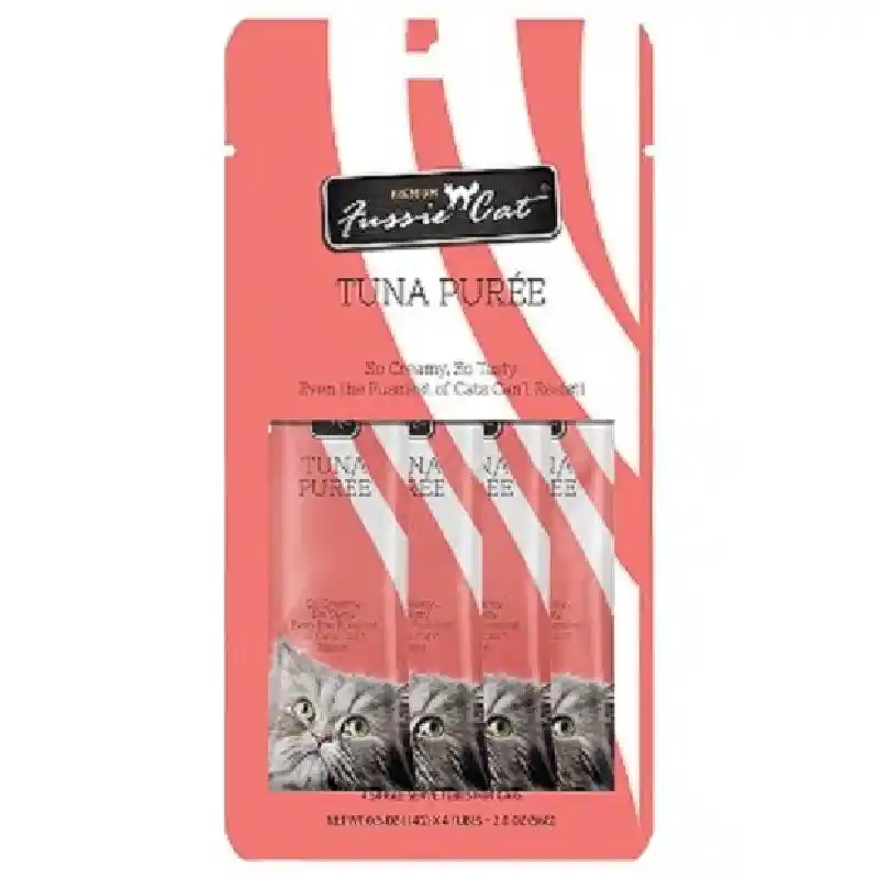 Fussie Cat Tuna Puree .5-oz 4-pk