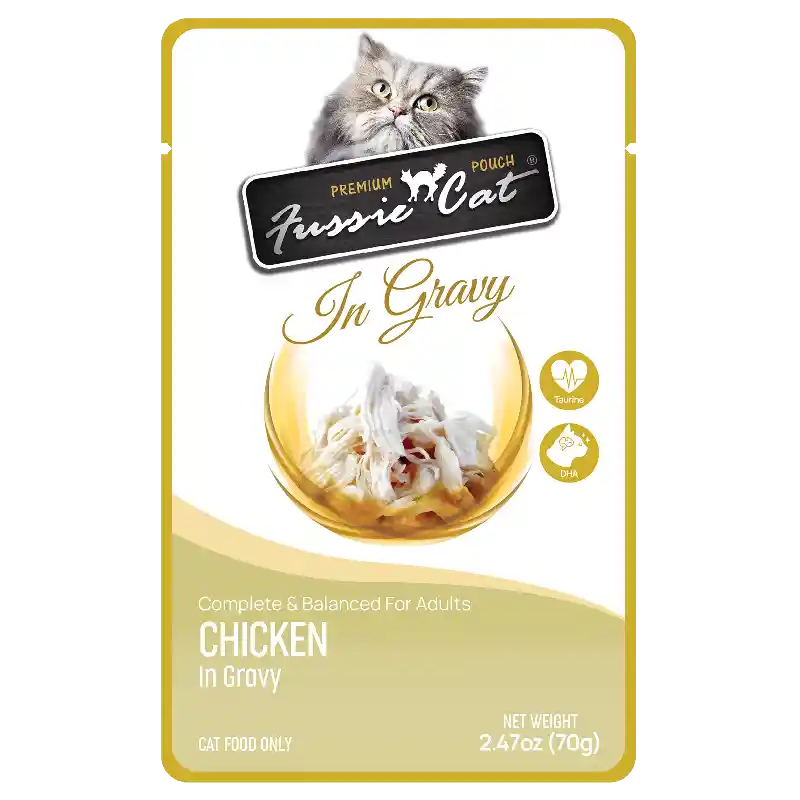 Fussie Cat Premium Chicken Gravy Pouch