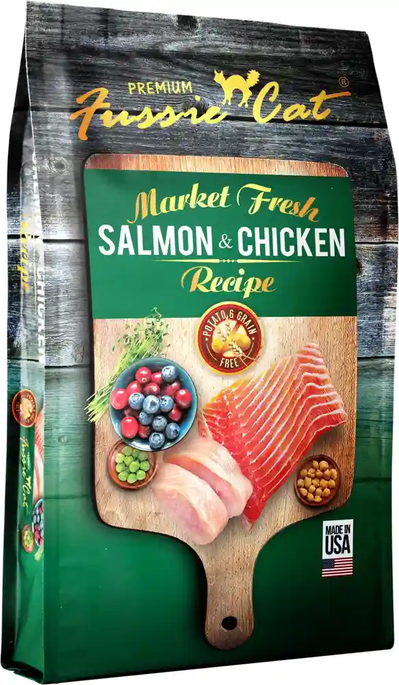 Fussie Cat Market Fresh Salmon Chicken 3.5-lb