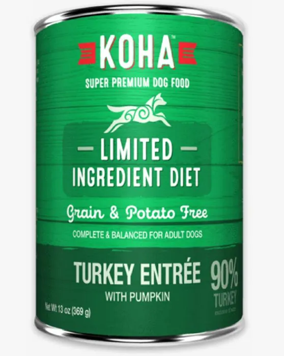 Koha Dog Lid Gf Turkey Pate Can 13 Oz