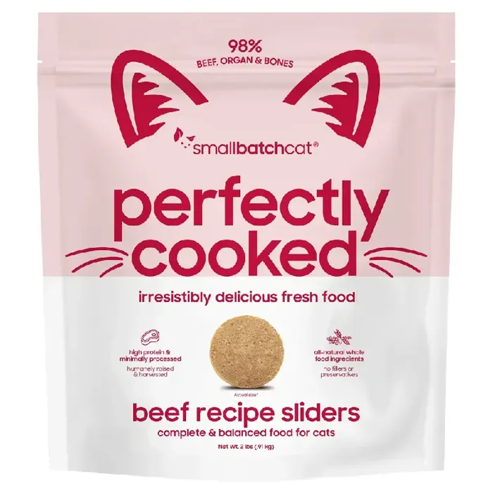 Small Batch Frozen Cat Perfectly Cooked  Beef 2#