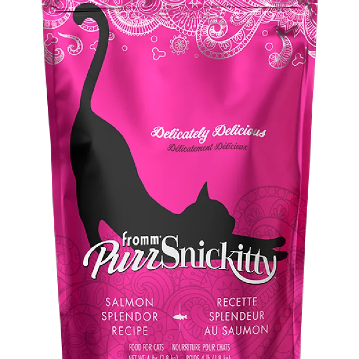 Fromm Family Purrsnickitty Cat Food Salmon Splendor 4-lb