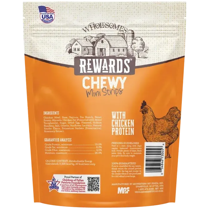 Mpf Wholesomes Rewards Chewy Sticks Chicken 25oz