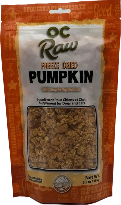 Oc Raw Freeze Dried Pumpkin 5.5-oz