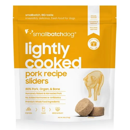 Smallbatch Dog Lightly Cooked Pork 2-lb