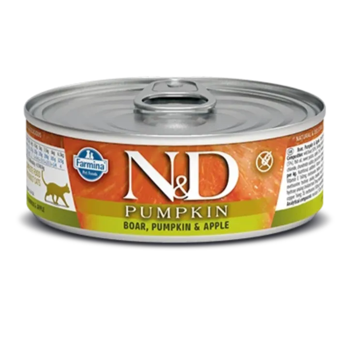 Farmina N&d Pumpkin Boar Pumpkin & Apple Wet Cat Food 2.46-oz