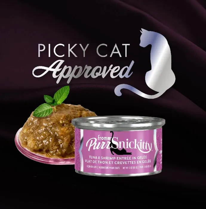 Fromm Purrsnickitty Cc 3oz/12 Tuna Shrmp In Gelee Adult
