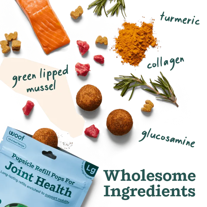 Woof Pops Hip & Joint Large 8-oz