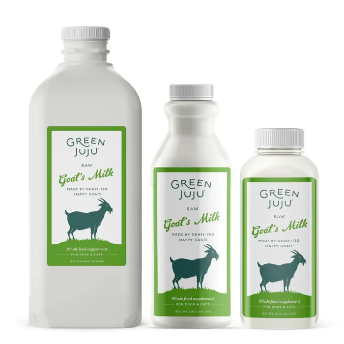 Green Juju Raw Goat's Milk Whole Food Supplement For Dogs & Cats 64-oz