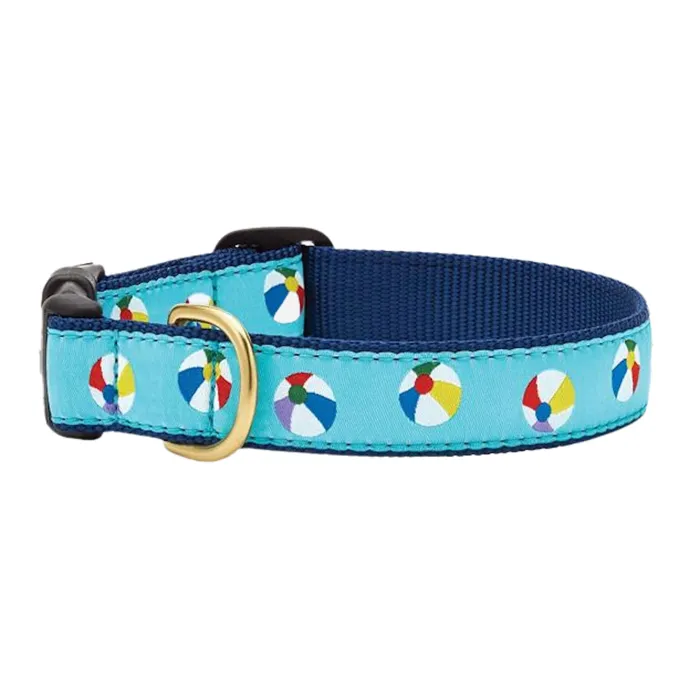 Up Country Dog Collar Beachballs Xl Wide