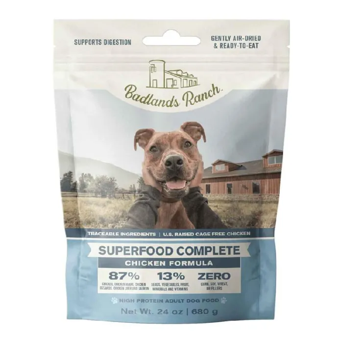 Badlands Ranch Chicken Air Dried Dog Food 24-oz