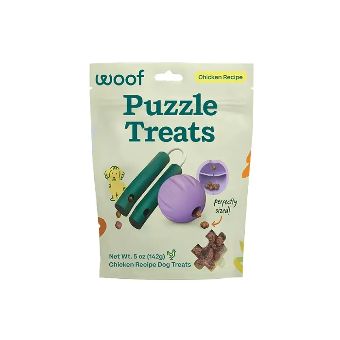 Woof Dog Treat Forager Puzzle Treats 5-oz