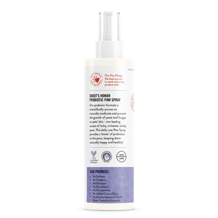 Skout's Honor Probiotic Paw Spray 8-oz
