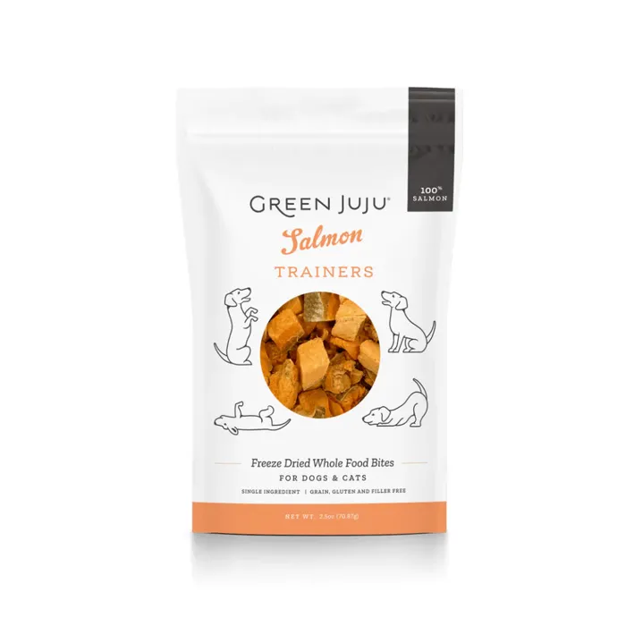 Green Juju Dog Freeze Dried Training Salmon 3-oz