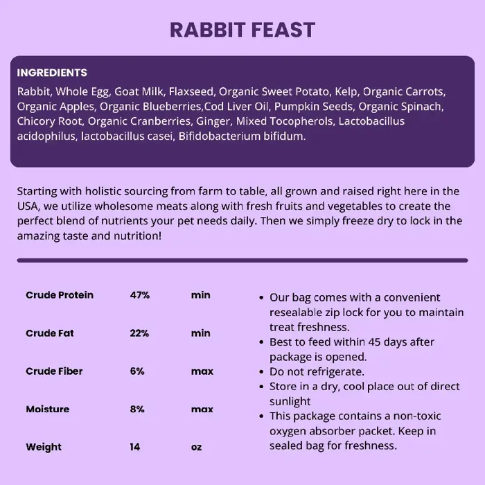 Shepherd Boy Farms Fd Rabbit Recipe 14-oz