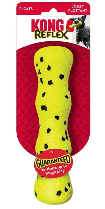 Kong Reflex Stick Dog Toy Yellow Medium