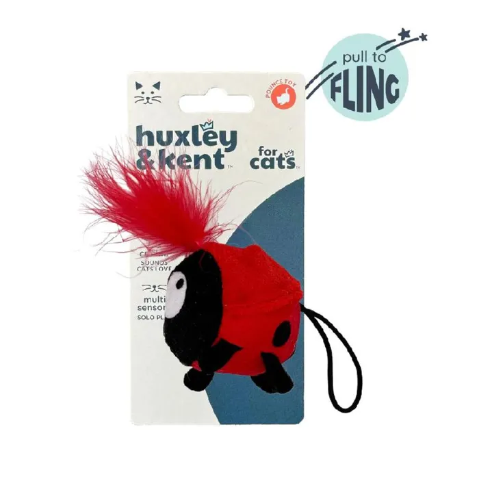 Huxley Kent Cat Toy Flinger Ladybug