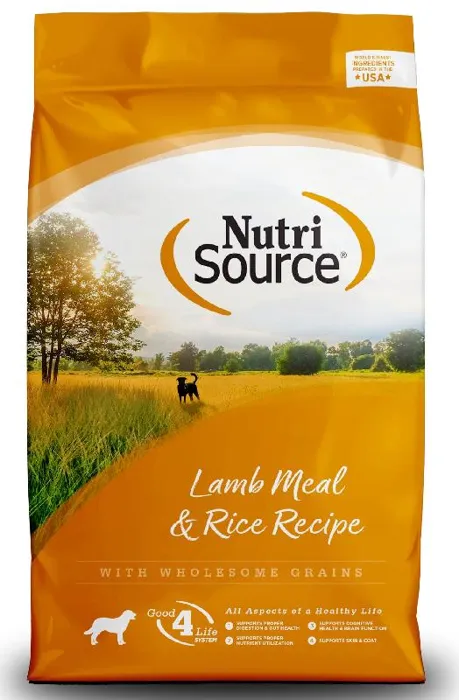 Nutrisource Dog Adult Lamb & Rice 4-lb