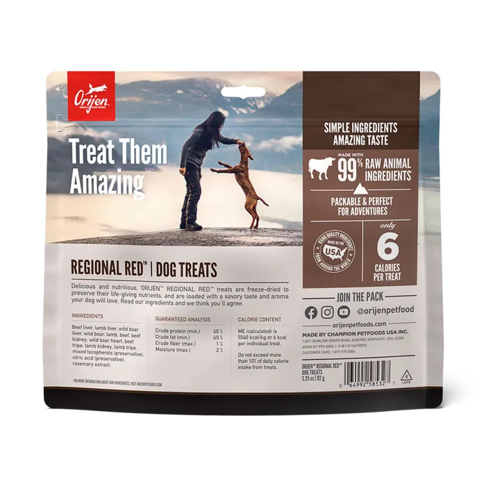 Orijen Dog Regional Red Fd Treat 8oz