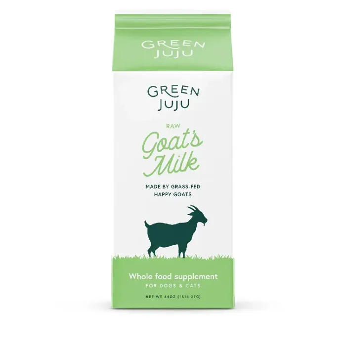 Green Juju Raw Goat's Milk Whole Food Supplement For Dogs & Cats 64-oz