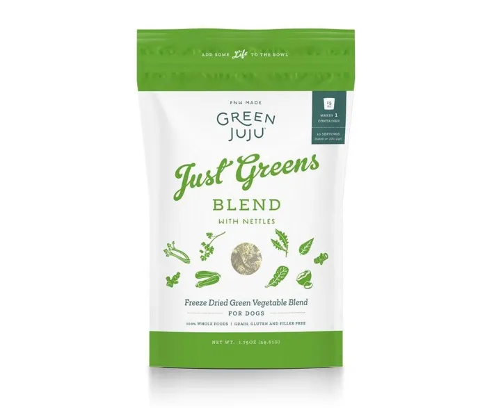 Green Juju Just Greens Freeze-dried Dog Food Topper 5.5-oz