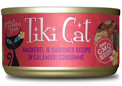 Tiki Cat Mack/sardine/calamari 2.8-oz