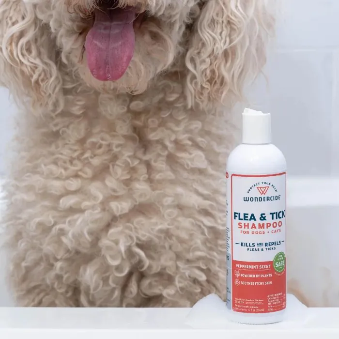 Wondercide F&t Peppermint Scent Dog & Cat Shampoo, 12-oz