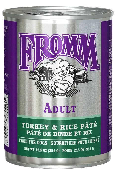 Fromm Classic Adult Turkey & Rice Pâté 12.5 oz can