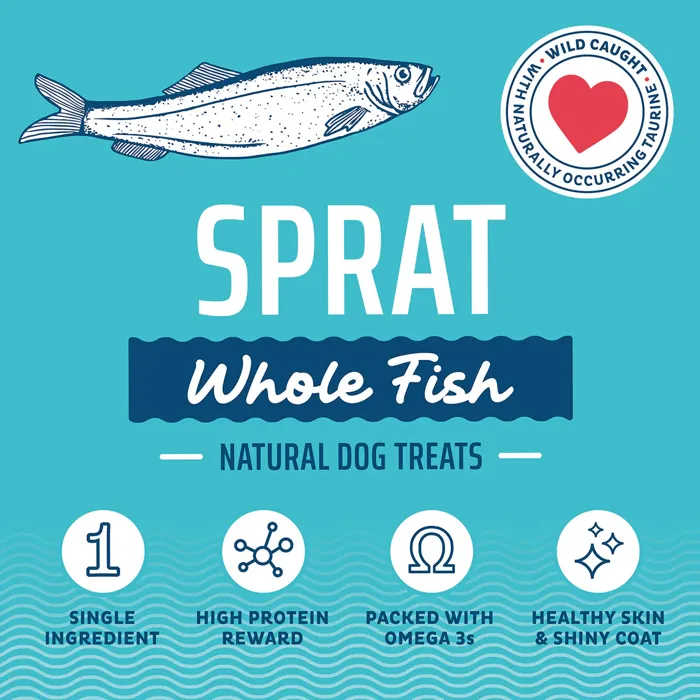 Icelandic+ Dog Treat Sprats Whole 2 oz