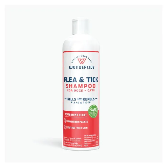 Wondercide F&t Peppermint Scent Dog & Cat Shampoo, 12-oz