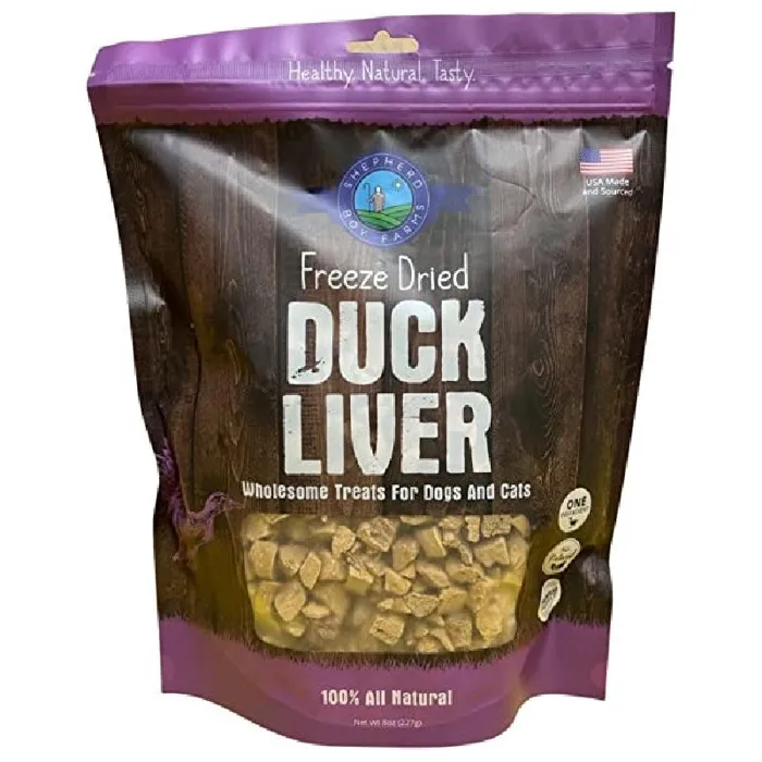 8oz Fd Duck Liver Treat