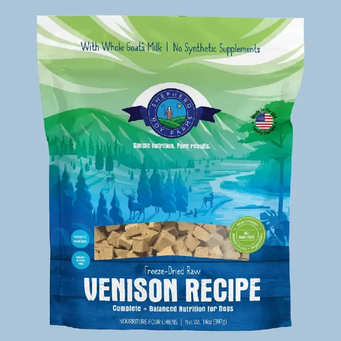 Shepherd Boy Farms Dog Fd Venison 14-oz