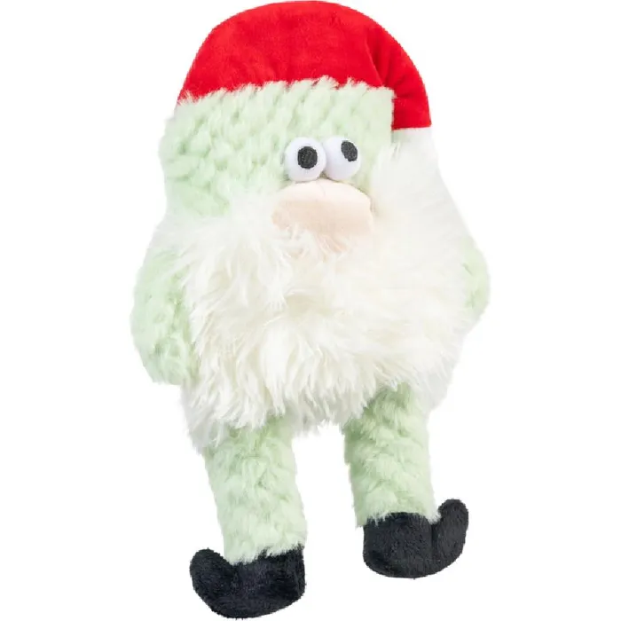 Growl Holiday Dog Toy Xmas Block Heads Gnome